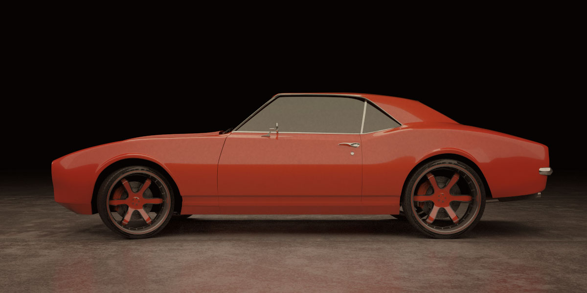 1968-camaro-modeled-with-cinema-4d