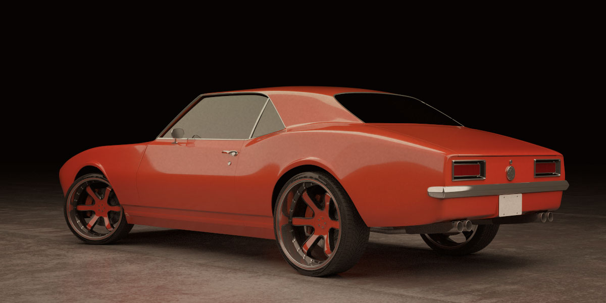 1968-camaro-modeled-with-cinema-4d